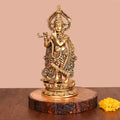 Brass Lord Standing Krishna Idol (12.5 Inch) Vedansh Craft