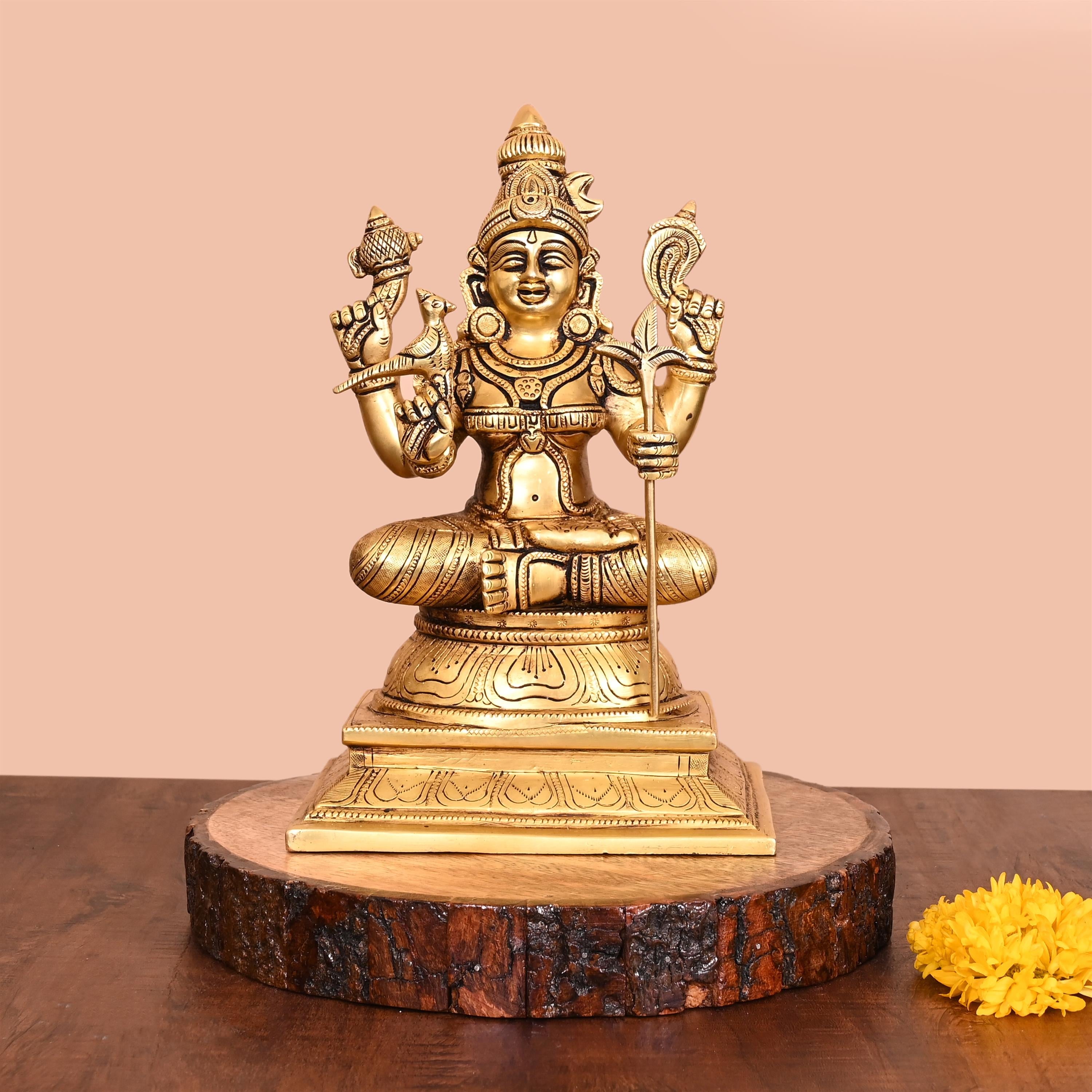 Brass Rajarajeshwari Devi Idol (10 Inch) Vedansh Craft