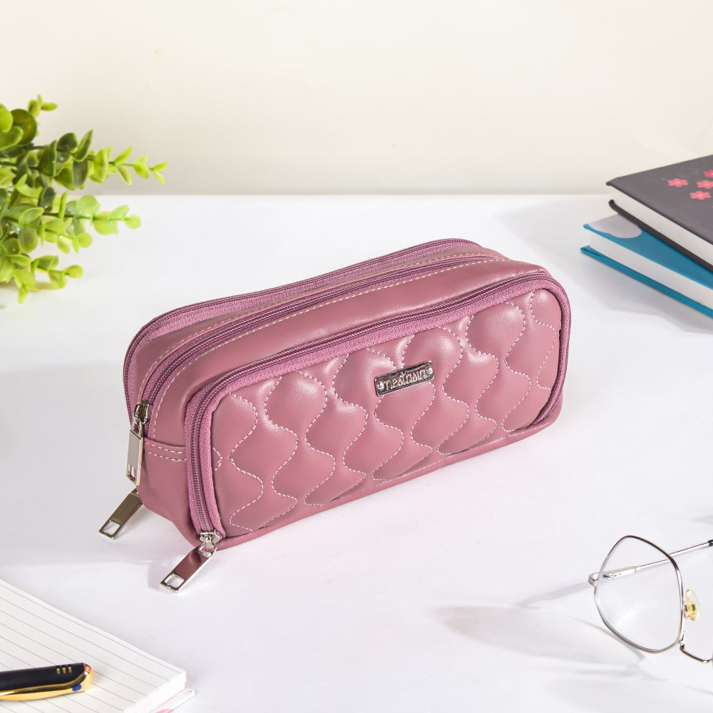 Stationery Storage Pouch Pink Nestasia