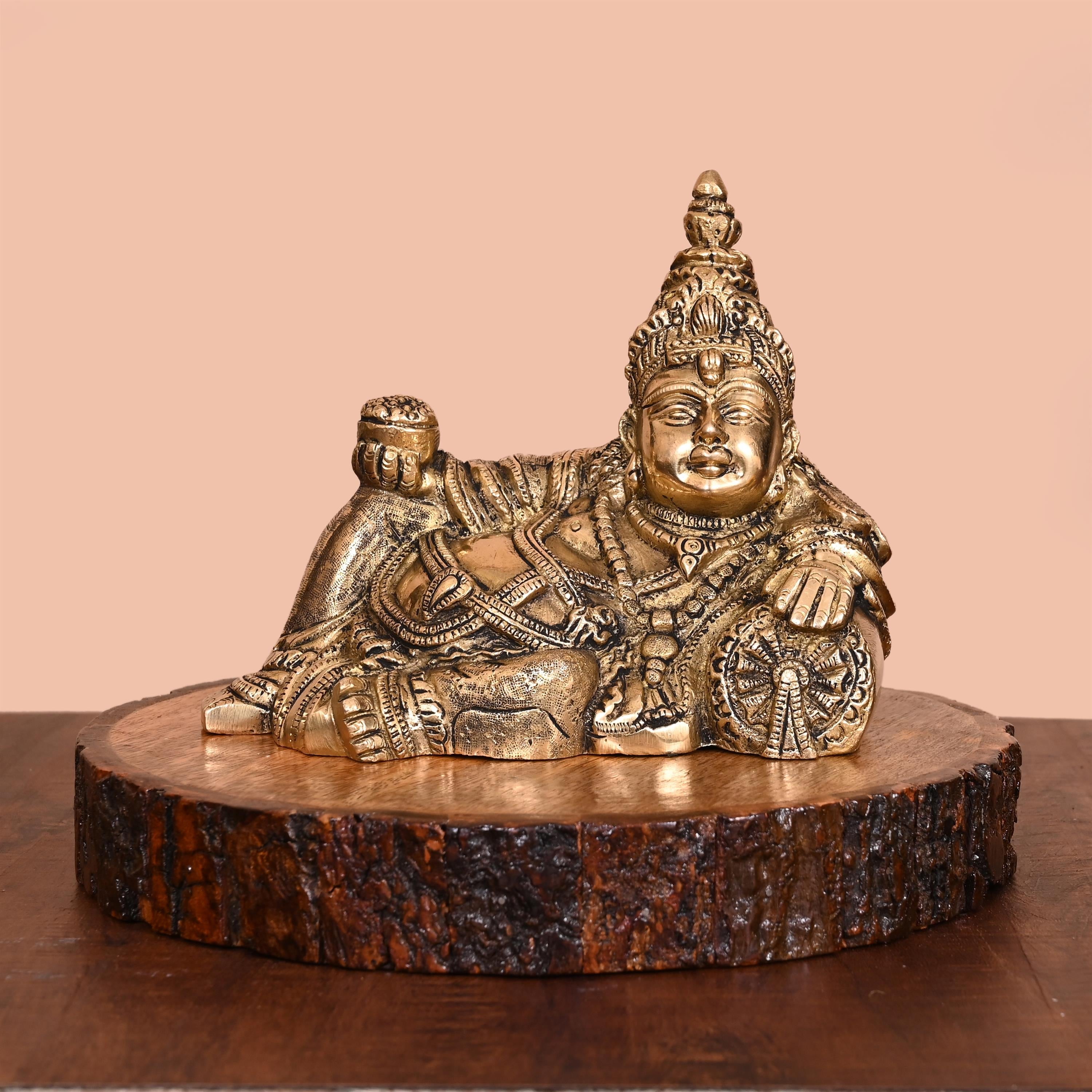 Brass Kuber Maharaj Idol (6 Inch) Vedansh Craft