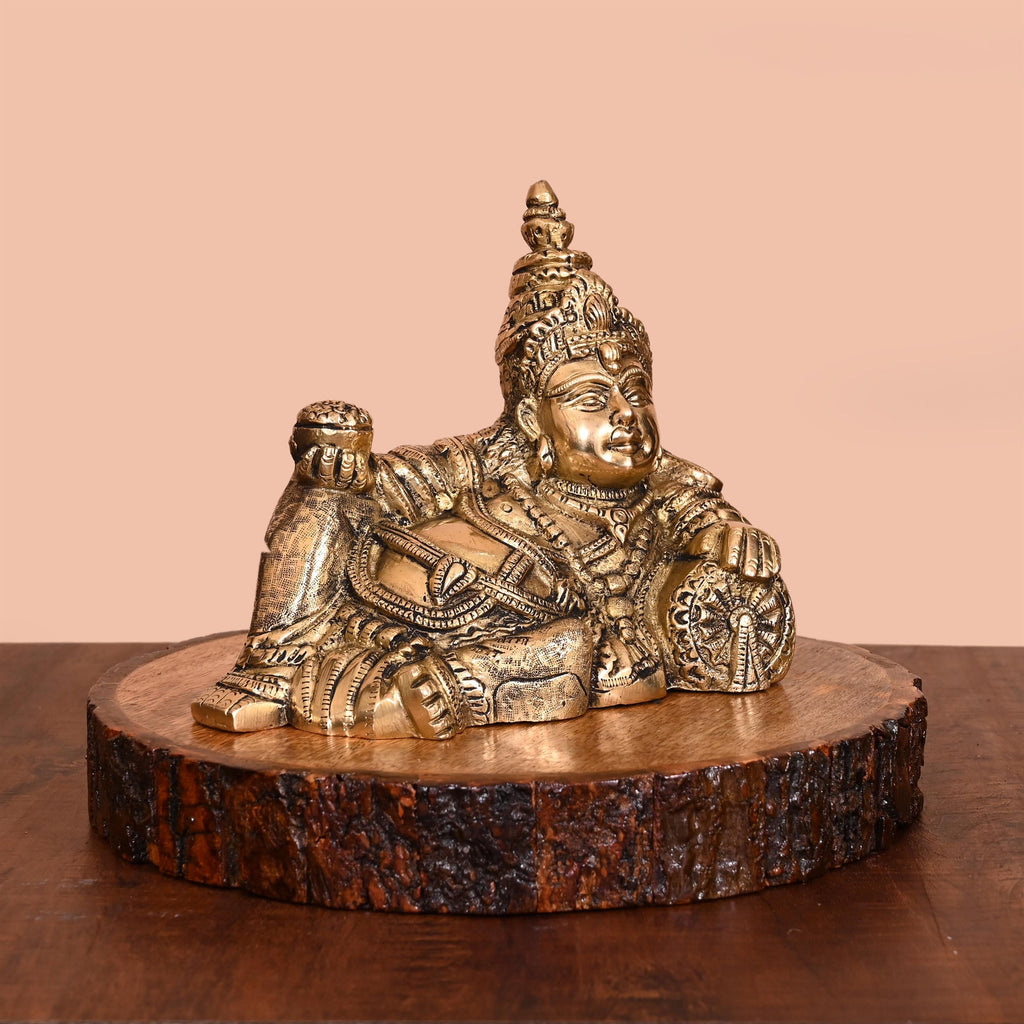 Brass Kuber Maharaj Idol (6 Inch) Vedansh Craft
