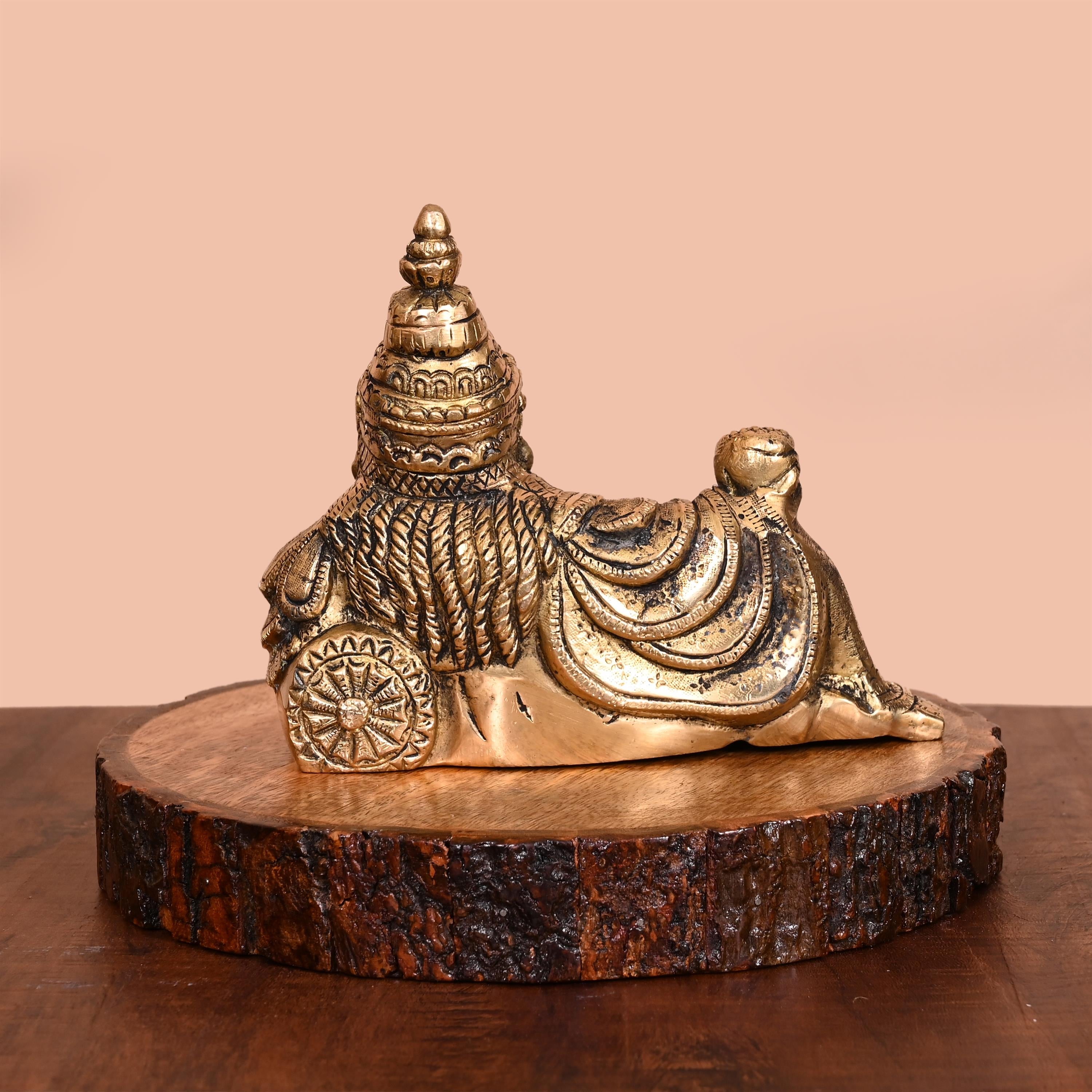 Brass Kuber Maharaj Idol (6 Inch) Vedansh Craft