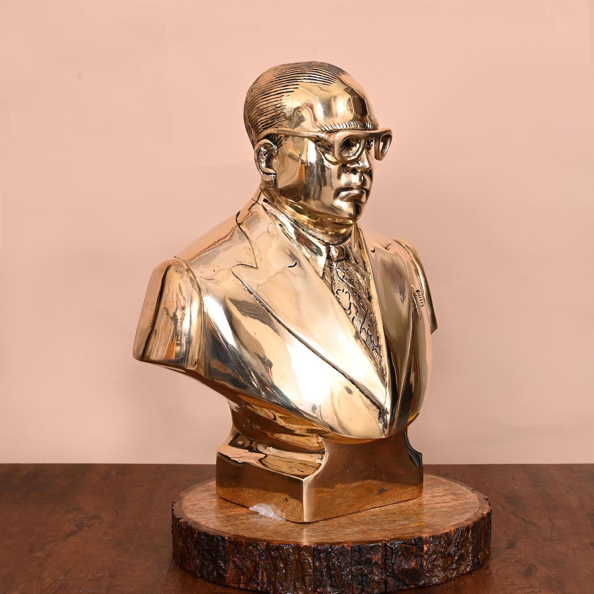 Brass Bhimrao Ambedkar Bust Statue (14 Inch) Vedansh Craft