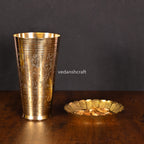 Brass Lassi Glass (5 Inch) Vedansh Craft