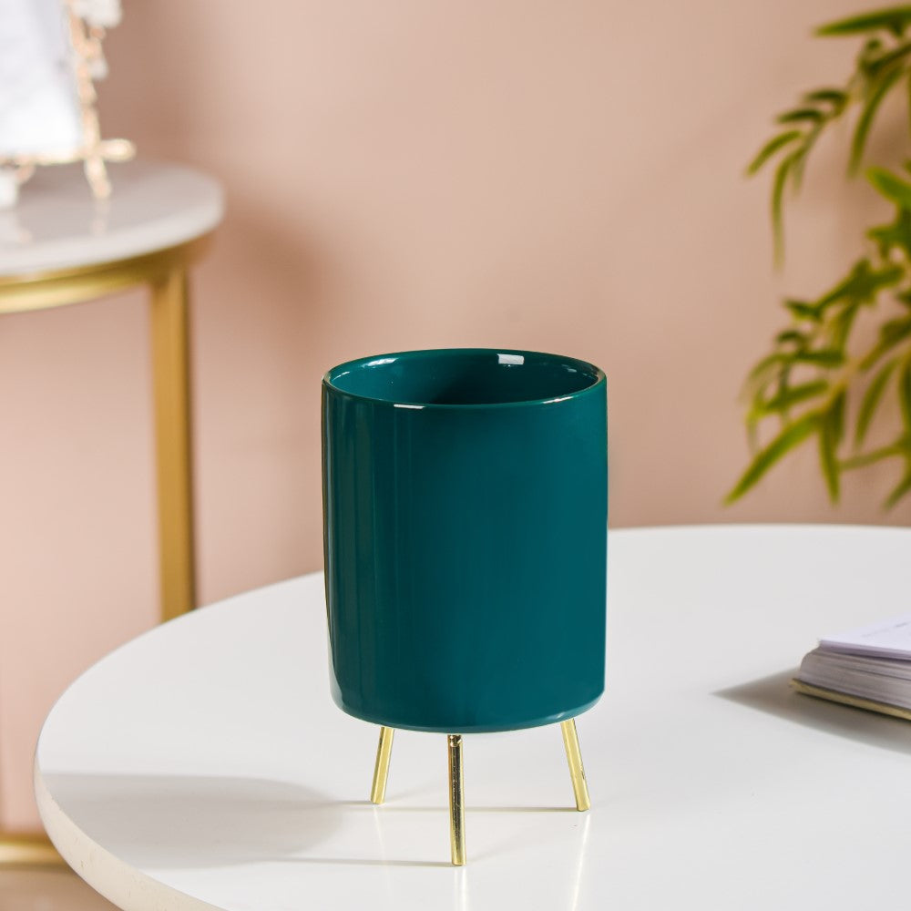 Green Porcelain Table Planter Nestasia