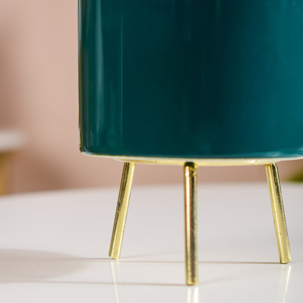 Green Porcelain Table Planter Nestasia