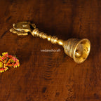 Brass Chakra Handbell (10.5 Inch) Vedansh Craft