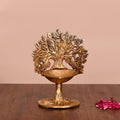 Brass Kalpvriksha Diya (7 Inch) Vedansh Craft