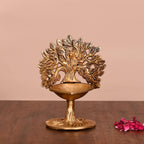 Brass Kalpvriksha Diya (7 Inch) Vedansh Craft