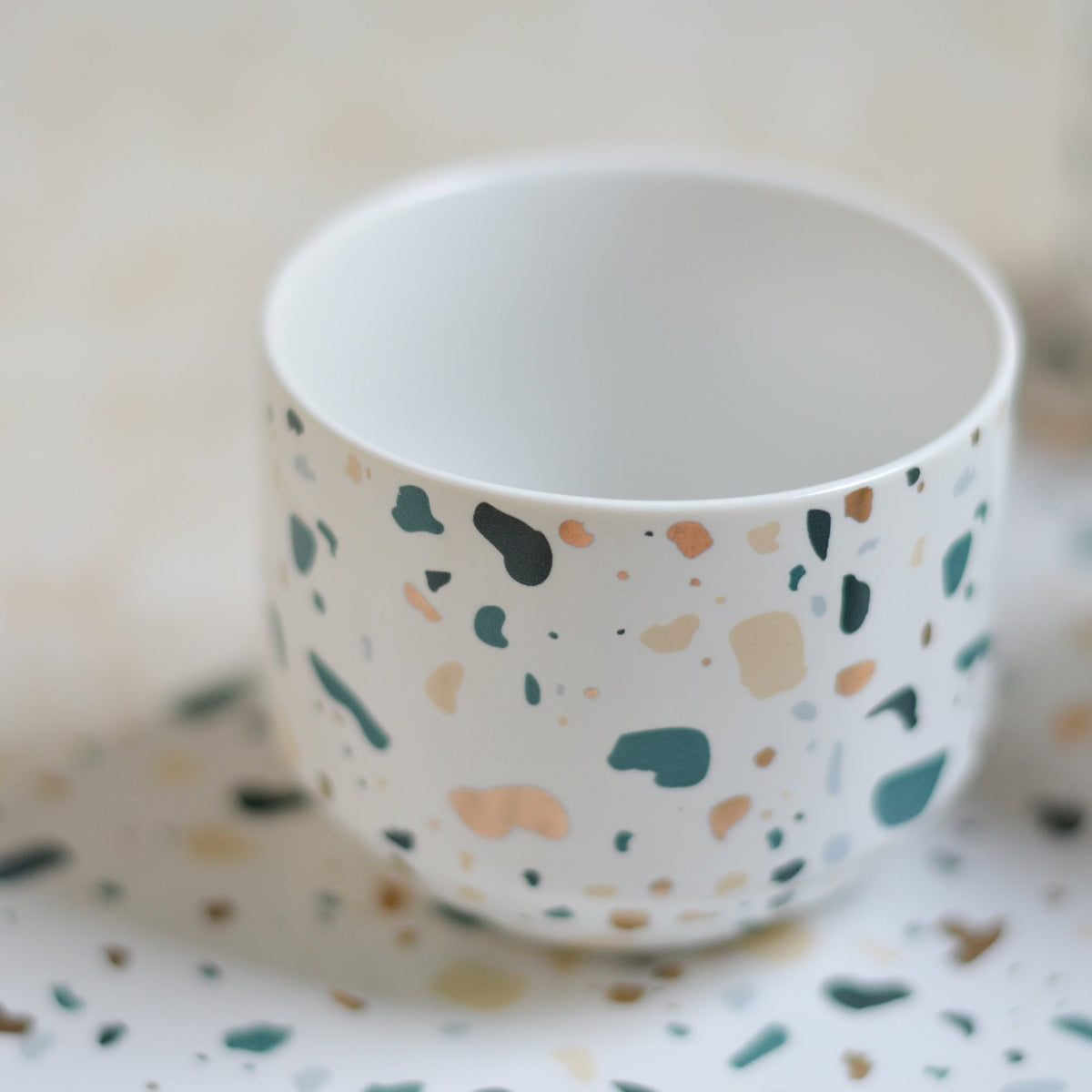 Terrazzo Tea Set With Tray Nestasia