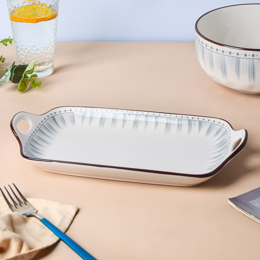 Dainty Patterned Baking Dish 11.5 Inch 250 ml Nestasia