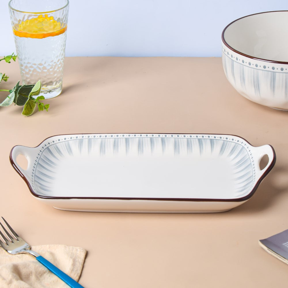 Dainty Patterned Baking Dish 11.5 Inch 250 ml Nestasia