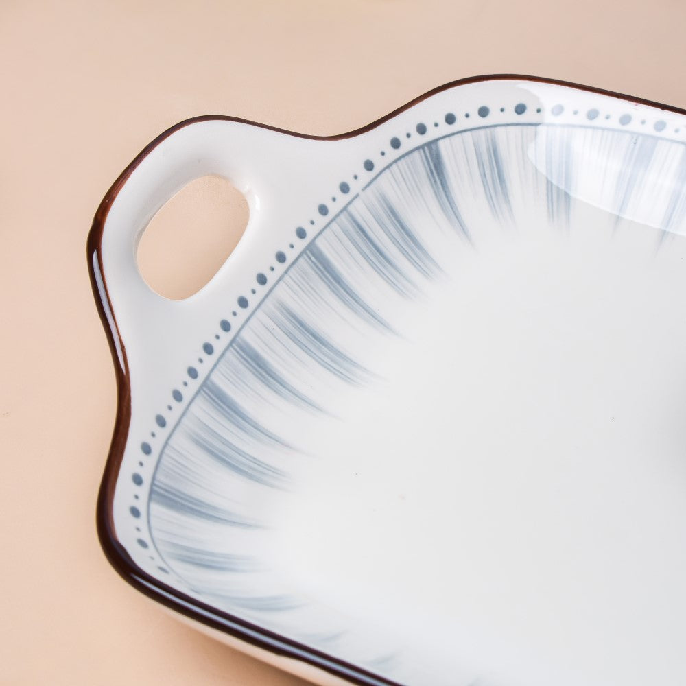 Dainty Patterned Baking Dish 11.5 Inch 250 ml Nestasia