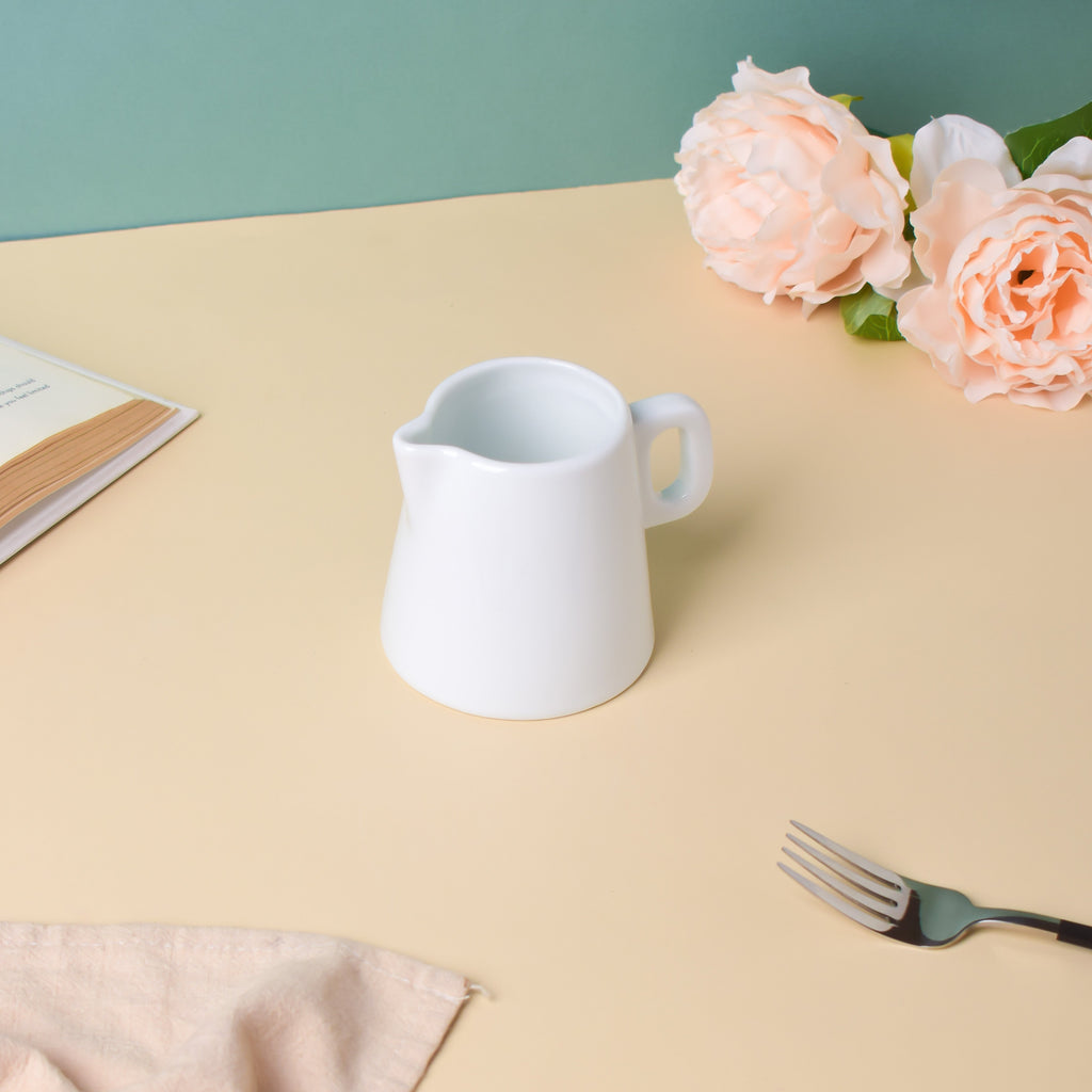 Riona Ceramic Mini Milk Pot White Nestasia