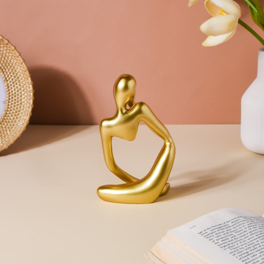 Gold Sitting Showpiece Nestasia