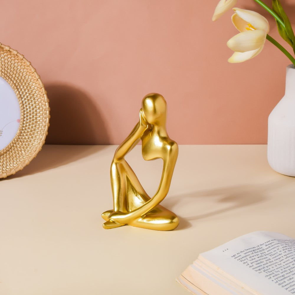 Gold Sitting Showpiece Nestasia