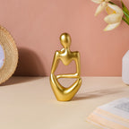 Gold Sitting Showpiece Thinking Nestasia