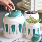 Airtight Jars Green Nestasia