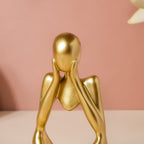 Gold Sitting Showpiece In Thought Nestasia