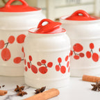 Airtight Jars Red Nestasia