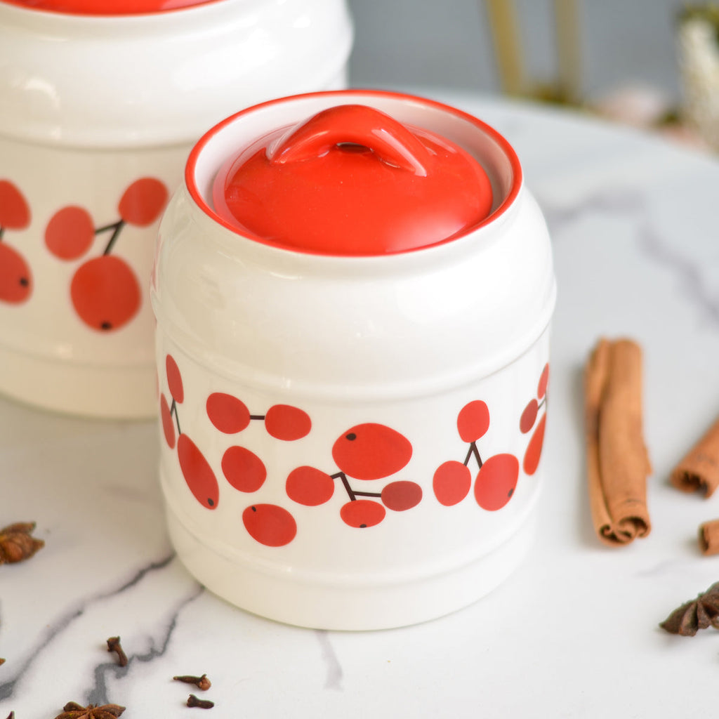 Airtight Jars Red Nestasia