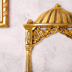 Brass Temple Frame Wall Hanging (10 Inch) Vedansh Craft