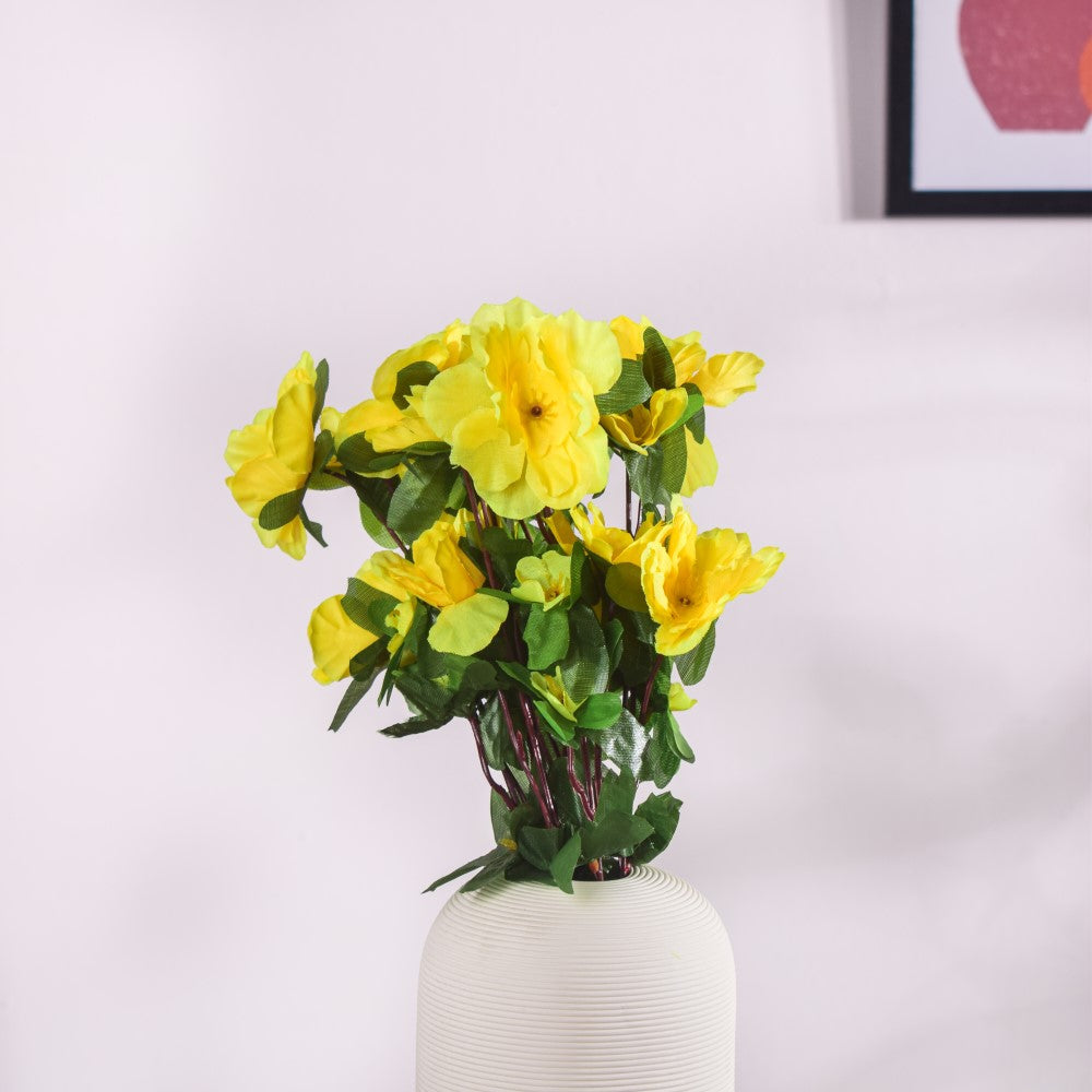 Camellia Flower Bouquet Yellow Set Of 2 Nestasia