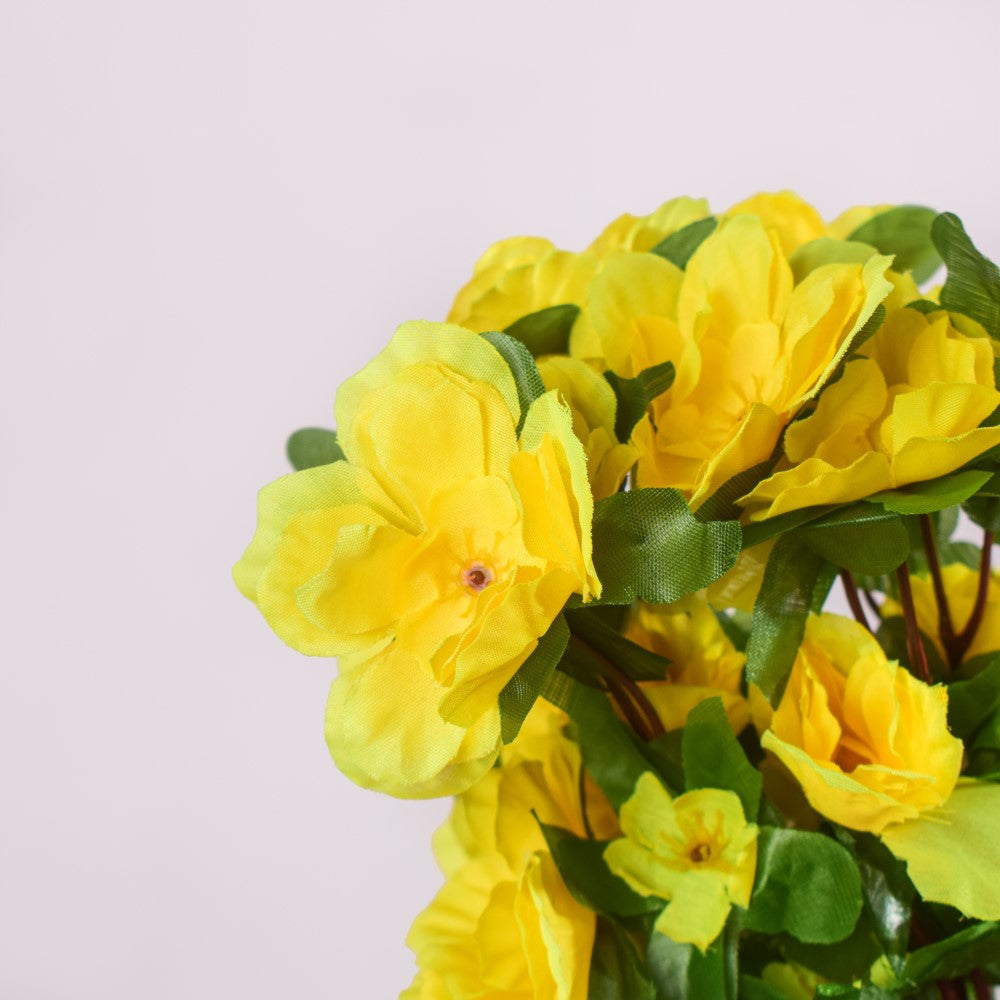 Camellia Flower Bouquet Yellow Set Of 2 Nestasia