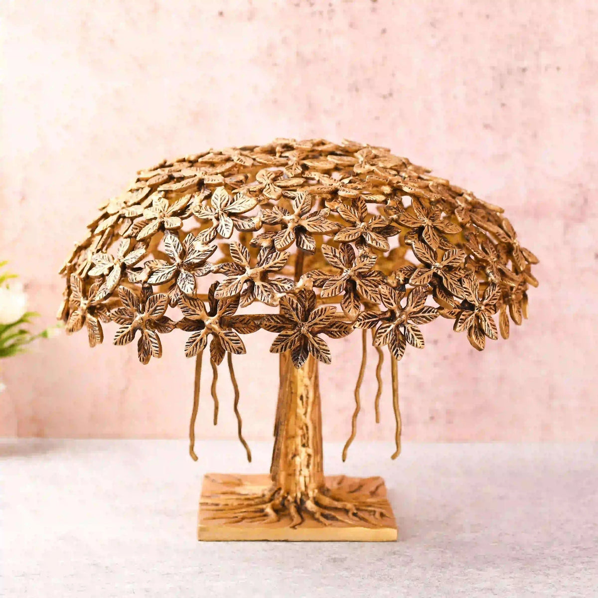 Brass Table Top Tree (12 Inch) Vedansh Craft