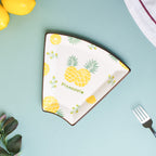 Pineapple Ceramic Snack Plate 8 Inch Nestasia