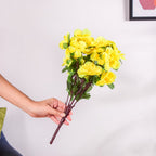 Camellia Flower Bouquet Yellow Set Of 2 Nestasia