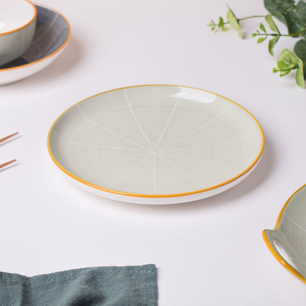 Willow Light Grey 28 Piece Dinner Set For 6 Nestasia