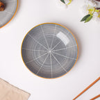Willow Dark Grey 22 Piece Pasta Set For 6 Nestasia