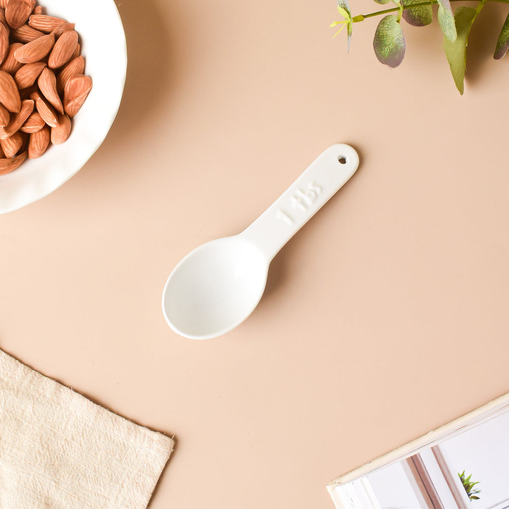 Riona Ceramic Teaspoon White Nestasia