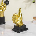 Thumbs Up Decor Showpiece Gold 7 Inch Nestasia