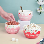 Light Pink Strawberry Side Bowl 400 ml Nestasia
