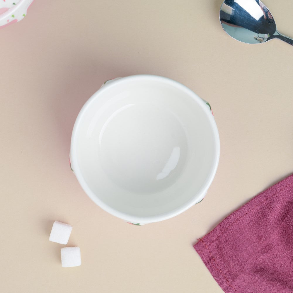 Light Pink Strawberry Side Bowl 400 ml Nestasia