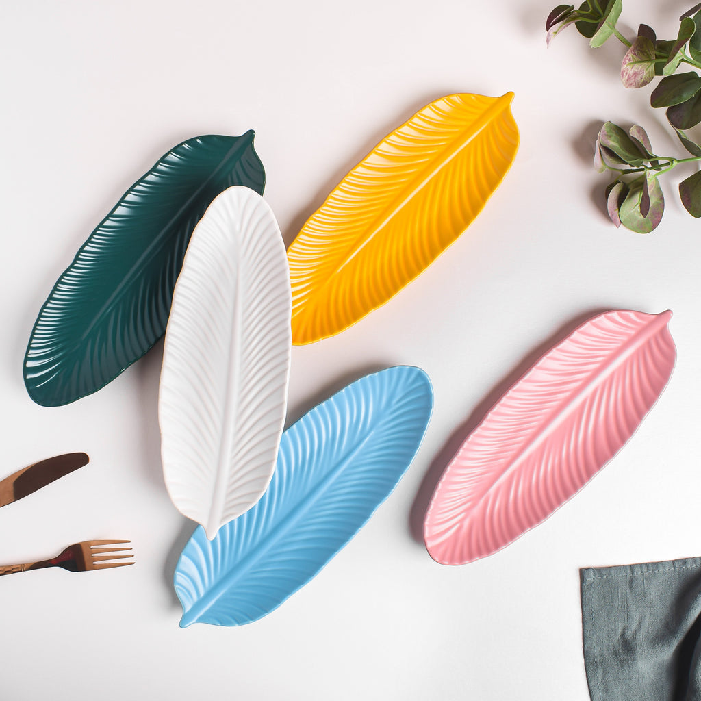 Sunny Side Up Leaf Platter Nestasia