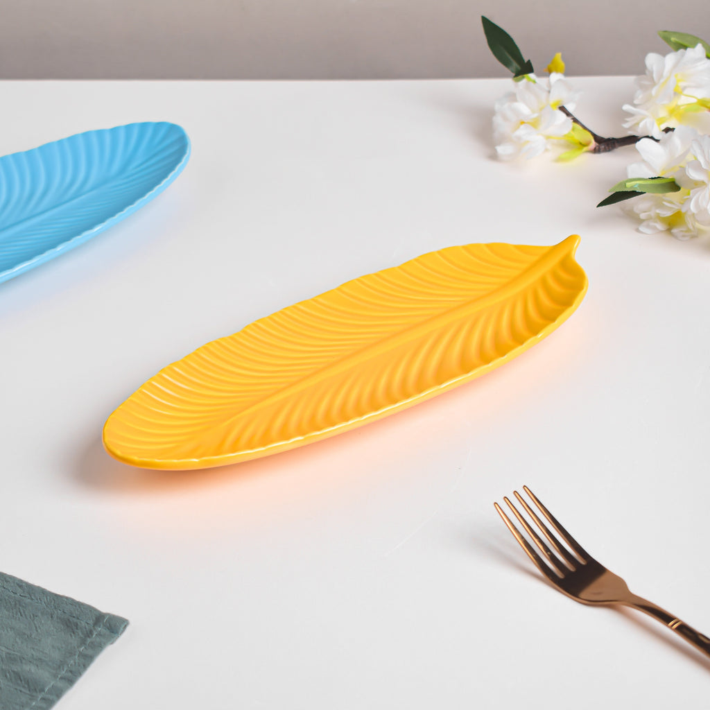 Sunny Side Up Leaf Platter Nestasia