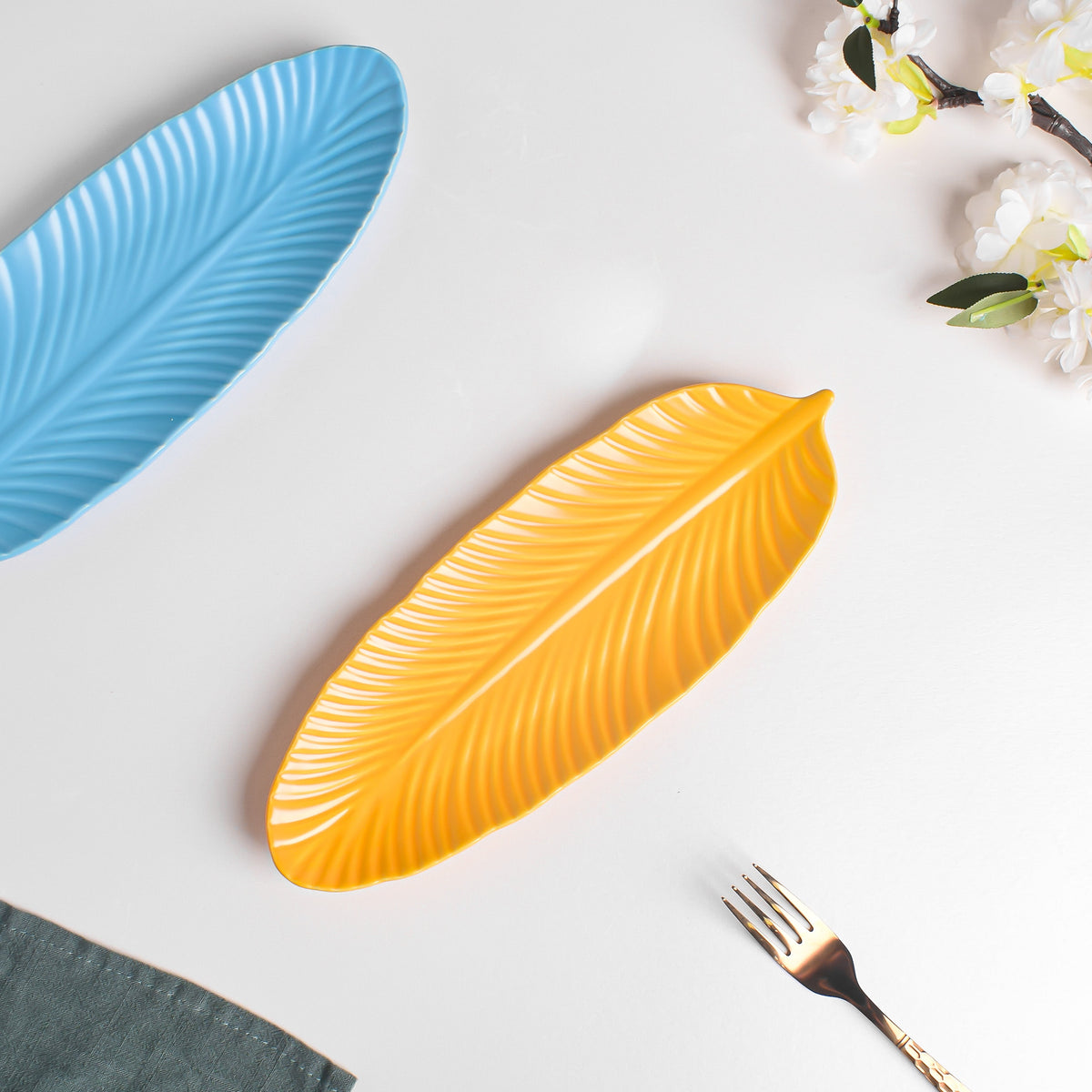 Sunny Side Up Leaf Platter Nestasia