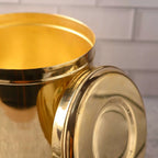 Brass Storage Container With Lid (11 Inch) Vedansh Craft