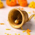 Brass Wall Hanging Temple Bell – Handcrafted Traditional Decor (21.8 Inch) Vedansh Craft