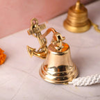Brass Anchor Bell – Premium Nautical Brass Handicraft (6.5 Inch) Vedansh Craft