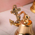 Brass Anchor Bell – Premium Nautical Brass Handicraft (6.5 Inch) Vedansh Craft