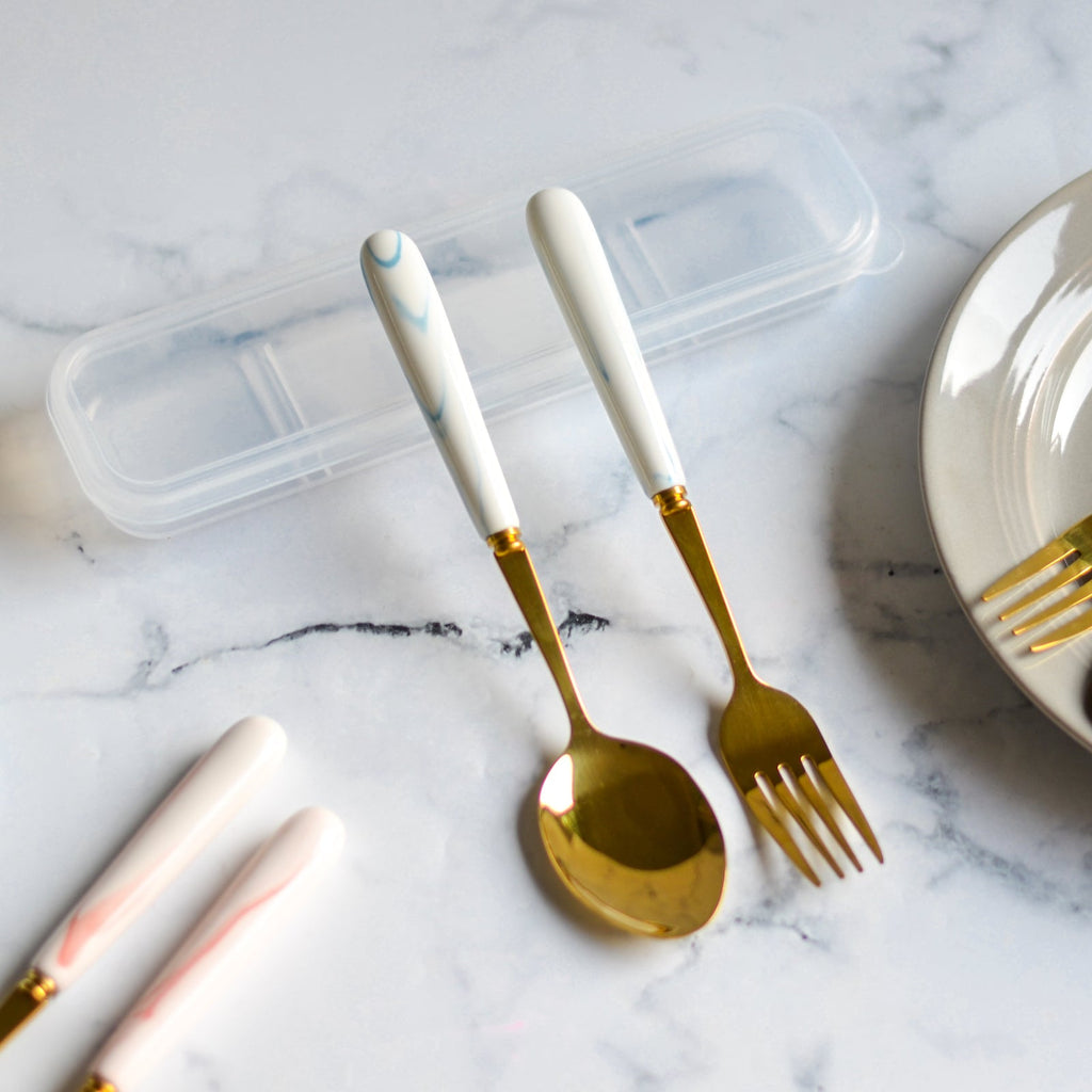 Fork And Spoon Set Nestasia