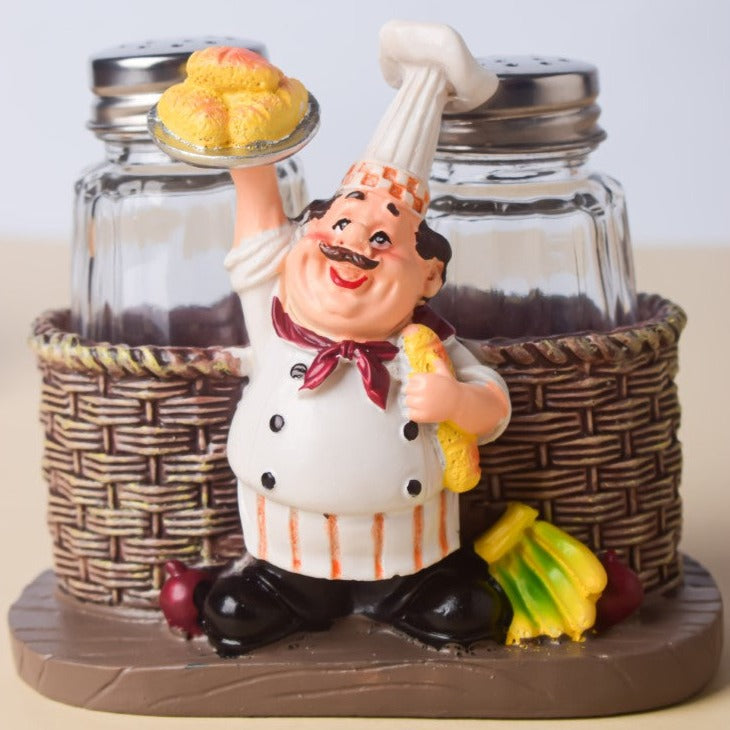 Chef Salt and Pepper Jars Nestasia