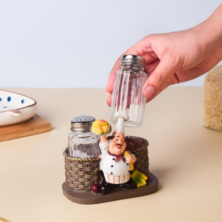 Chef Salt and Pepper Jars Nestasia