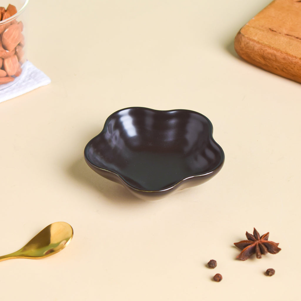 Black Berry Floral Dip Bowl Nestasia