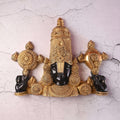 Brass Tirupati Balaji Wall Hanging – Handmade Venkateshwar Decor (14.8 Inch) Vedansh Craft