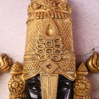 Brass Tirupati Balaji Wall Hanging – Handmade Venkateshwar Decor (14.8 Inch) Vedansh Craft